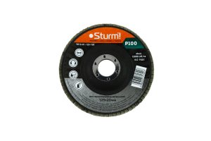 Круг зачистной лепестковый (125x22 №100) Sturm 9010-01-125-100
