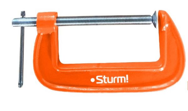 Струбцина G-образная (75 мм) Sturm 1078-01-75