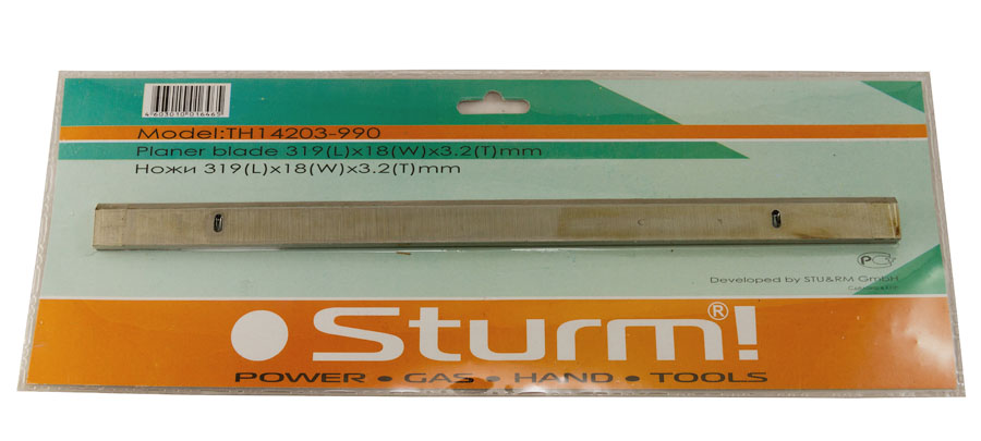 Ножи для рейсмуса (HSS, 319х18х3.2мм, 2 шт) Sturm TH14203-990 - Sturm